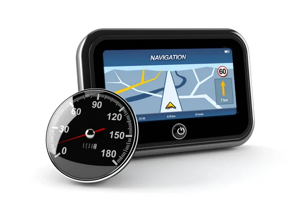 GPS with meter — Stock Photo, Image