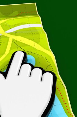 Web imleci ile harita