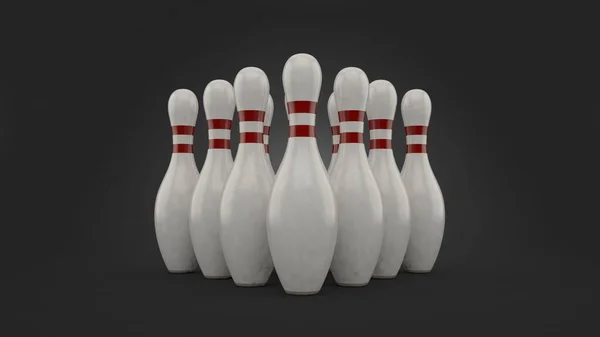 Bowling stift isolerade — Stockfoto