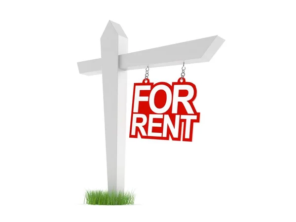 For rent sign — Stock Photo, Image