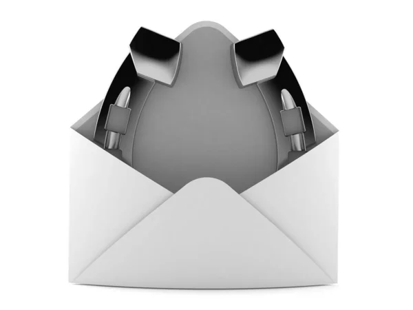 Ferradura dentro do envelope — Fotografia de Stock
