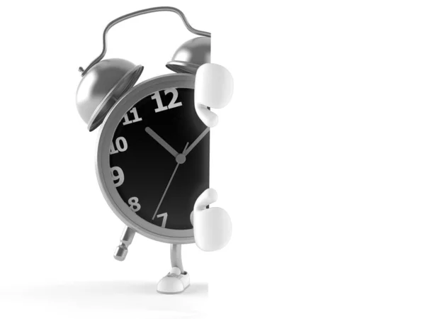 Alarma reloj carácter —  Fotos de Stock
