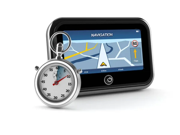 GPS con cronómetro — Foto de Stock