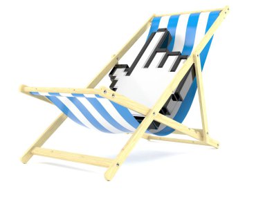 İmleci güverte sandalyesi