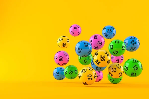 Bolas de loteria — Fotografia de Stock
