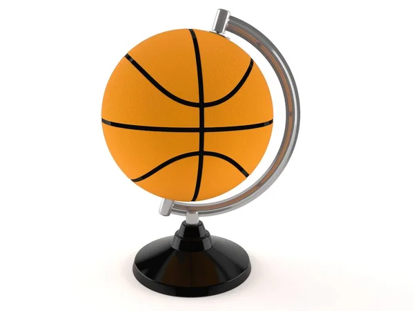 Basketbalový globus koncept — Stock fotografie