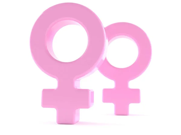 Koncepcja lesbijka symbol — Zdjęcie stockowe