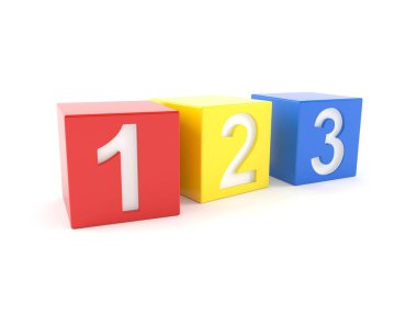 Oyuncak blokları 123