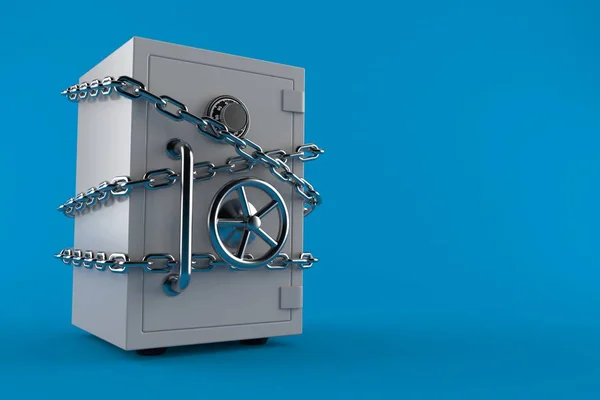 Safe with chain — Stock Photo, Image
