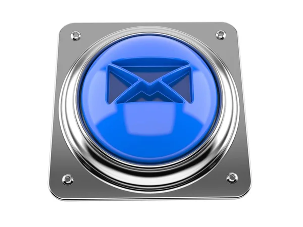 Електронна пошта натисніть кнопку — стокове фото