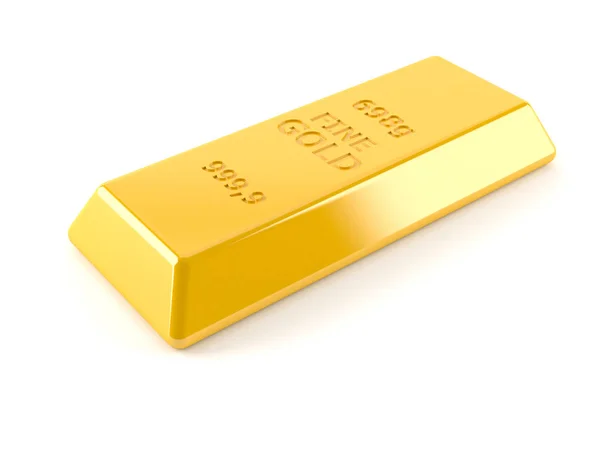 Gold ingot — Stock Photo, Image