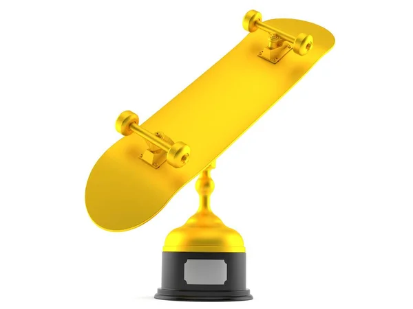 Skateboard trophy — Stock Photo, Image