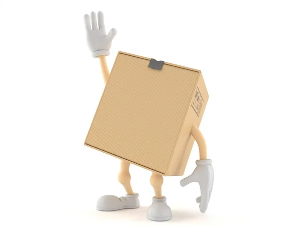 Package character — Stock Photo, Image