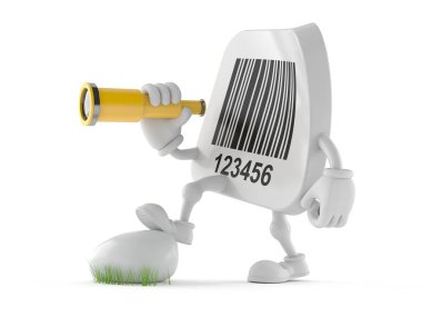 Teleskoptan bakan barkod karakteri