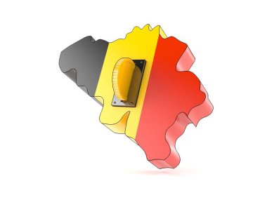 Bozuk paralı Belçika ülkesi