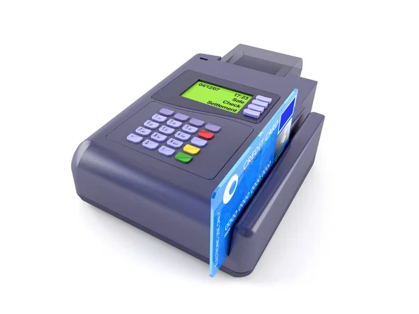 Credit card reader — Stock Photo, Image