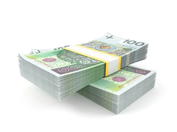 Lengyel zloty valuta — Stock Fotó