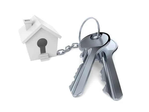Dům s klíči — Stock fotografie