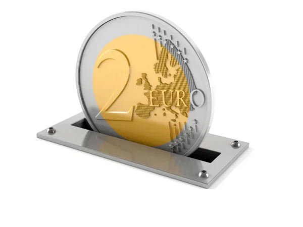 Euro koin — Stok Foto
