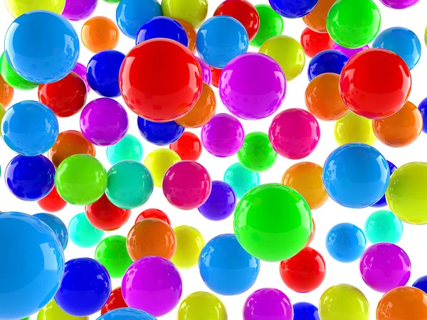 Conceito de bolas coloridas — Fotografia de Stock