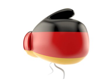 Alman bayrağıyla boks eldiveni