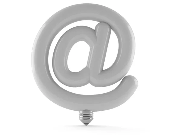 E-mail light bulb — Stock Photo, Image