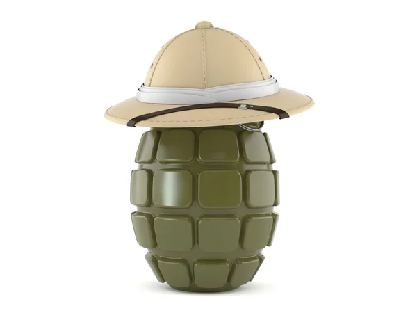 Ith helm met granaat — Stockfoto