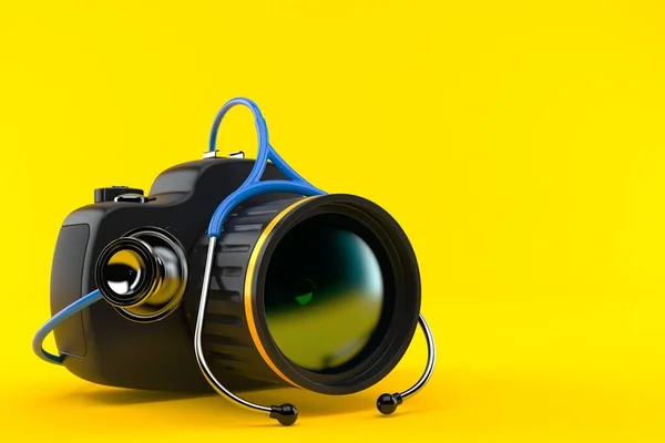 Камера со стетоскопом — стоковое фото