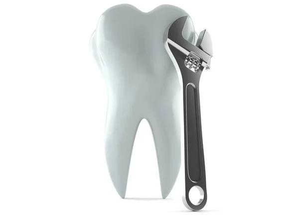 Zub s nastavitelným klíčem — Stock fotografie