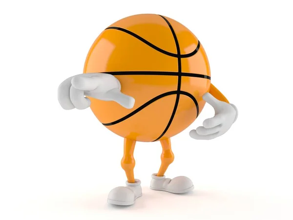 Basketball character — Stock Photo, Image