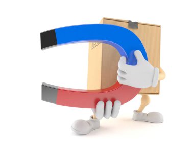 At nalı mıknatısı tutan paket karakteri