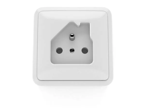 Outlet in house shape — Stock Photo, Image