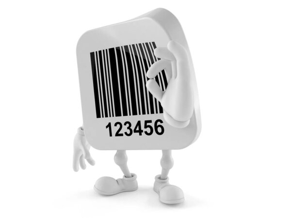 Barcode character with ok gesture