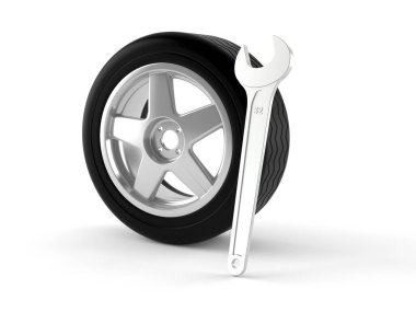 İngiliz anahtarlı lastik.