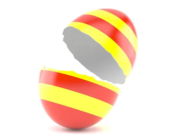 Open easter egg — Stock Photo, Image