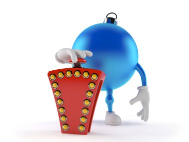 Noel süsü karakteri sınav tuşuna basıyor