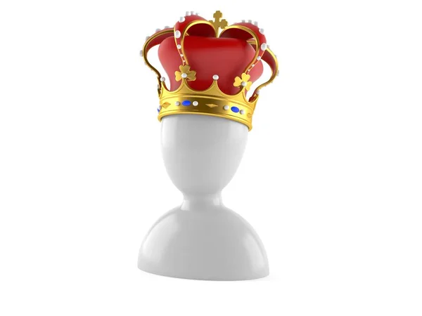 King icon — Stock Photo, Image