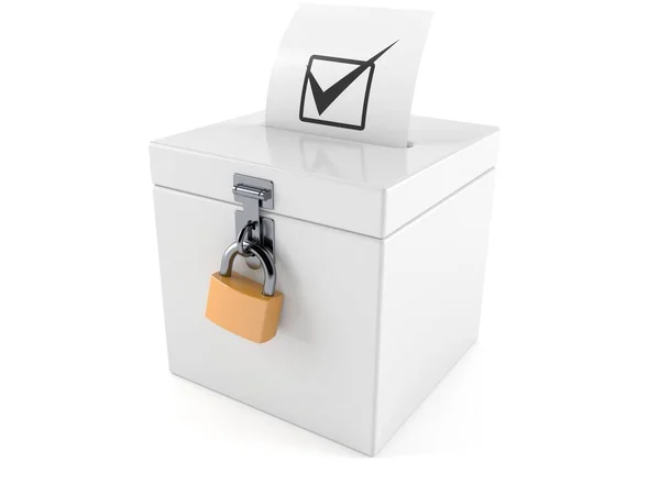 Ящик для голосования — стоковое фото