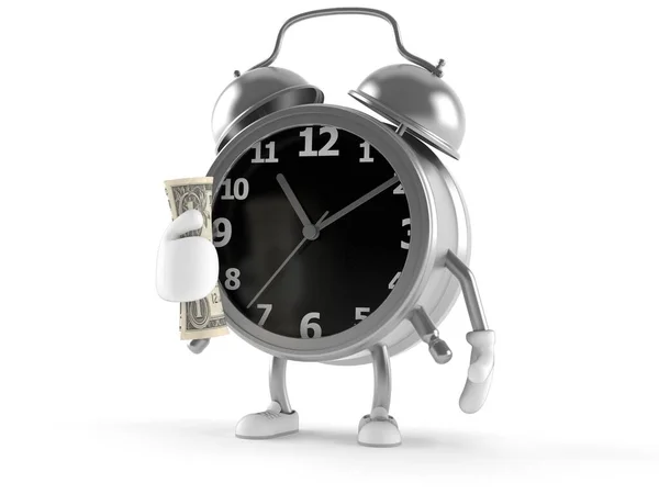 Alarm clock character — Stock Photo, Image