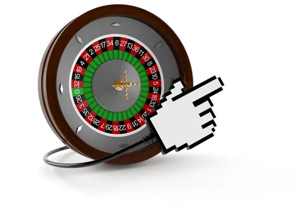 Roulette con cursore internet — Foto Stock