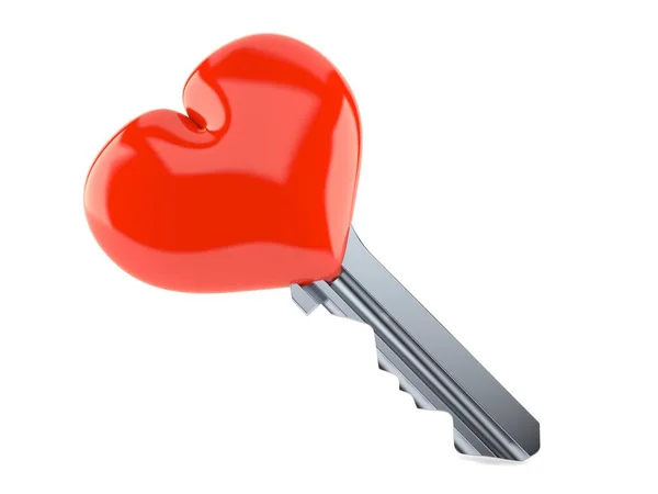 Heart key — Stock Photo, Image