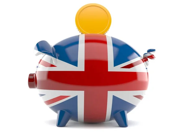 UK piggy bank — Stock Photo, Image