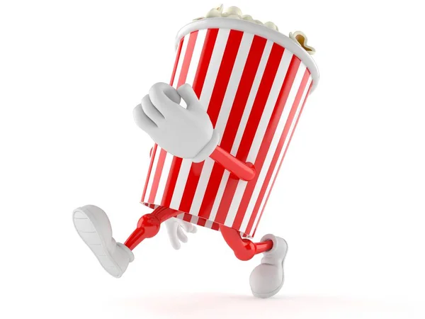 Popcorn znak běží — Stock fotografie
