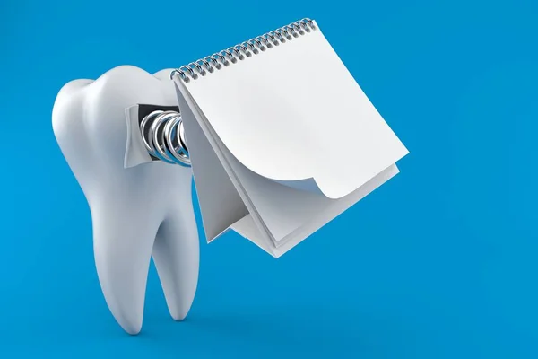 Takvimli diş — Stok fotoğraf