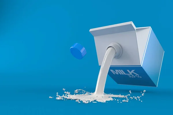 Пролитої молока — стокове фото