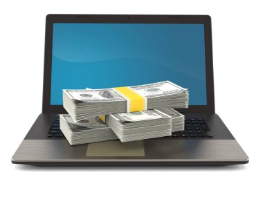 Dizüstü bilgisayarı izole edilmiş dolar birimi