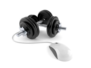 Bilgisayar faresi ile Dumbbell