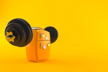 Halterli buzdolabı.