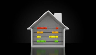 Abaküsle kesişen ev