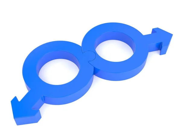 Homo symbool — Stockfoto